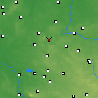 Nearby Forecast Locations - Praszka - Map