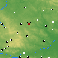 Nearby Forecast Locations - Sędziszów - Map
