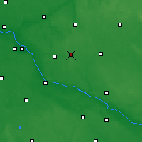 Nearby Forecast Locations - Skępe - Map