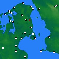 Nearby Forecast Locations - Hørsholm - Map