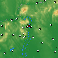Nearby Forecast Locations - Szentendre - Map