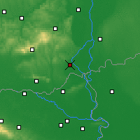 Nearby Forecast Locations - Mohács - Map