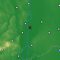 Nearby Forecast Locations - Kalocsa - Map