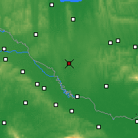 Nearby Forecast Locations - Nagyatád - Map