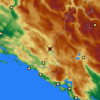 Nearby Forecast Locations - Bileća - Map
