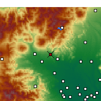 Nearby Forecast Locations - Kiryū - Map