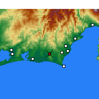 Nearby Forecast Locations - Kakegawa - Map