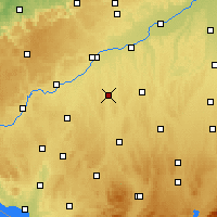 Nearby Forecast Locations - Illertissen - Map