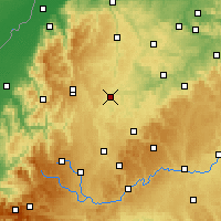 Nearby Forecast Locations - Horb am Neckar - Map