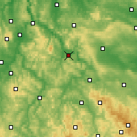 Nearby Forecast Locations - Eschwege - Map