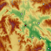 Nearby Forecast Locations - Veles - Map