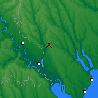 Nearby Forecast Locations - Rozdilna - Map