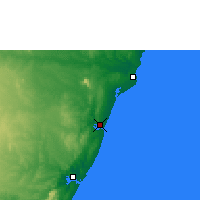 Nearby Forecast Locations - Kilifi - Map