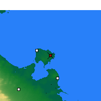 Nearby Forecast Locations - Midoun - Map