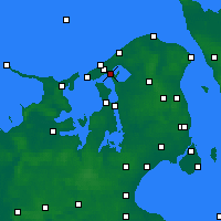 Nearby Forecast Locations - Frederiksværk - Map