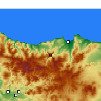Nearby Forecast Locations - Ghafsai - Map
