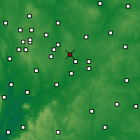 Nearby Forecast Locations - Coventry - Map