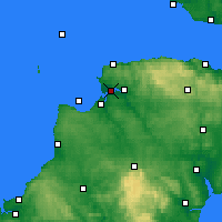 Nearby Forecast Locations - N-Devon - Map