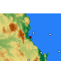 Nearby Forecast Locations - Fourmile Beach - Map