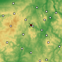 Nearby Forecast Locations - Hohenwarte Reservoir - Map