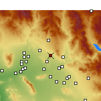 Nearby Forecast Locations - Scottsdale - Map