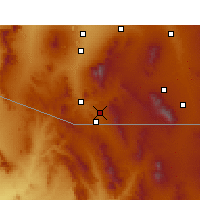 Nearby Forecast Locations - Nogales - Map