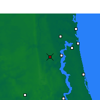 Nearby Forecast Locations - Cecil Airport - Map