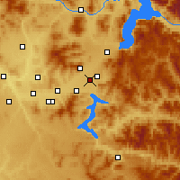 Nearby Forecast Locations - Coeur d'Alene - Map