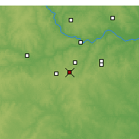 Nearby Forecast Locations - Olathe - Map