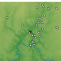 Nearby Forecast Locations - Hamilton - Map