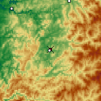Nearby Forecast Locations - Roseburg - Map