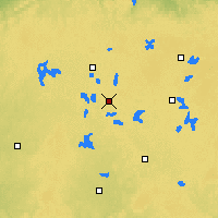 Nearby Forecast Locations - Minocqua - Map