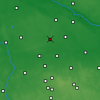 Nearby Forecast Locations - Kutno - Map