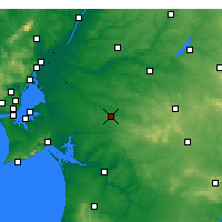 Nearby Forecast Locations - Vendas Novas - Map