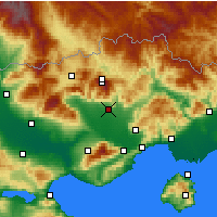 Nearby Forecast Locations - Drama - Map