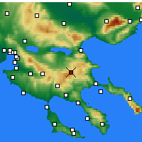 Nearby Forecast Locations - Arnaia - Map