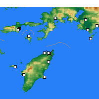 Nearby Forecast Locations - Ialysos - Map