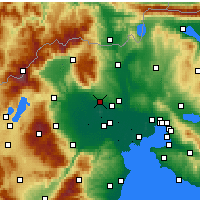Nearby Forecast Locations - Giannitsa - Map