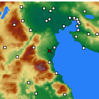Nearby Forecast Locations - Katerini - Map