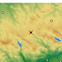 Nearby Forecast Locations - Azuaga - Map