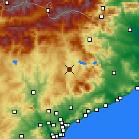 Nearby Forecast Locations - Vic - Map