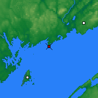 Nearby Forecast Locations - Welch Cove - Map