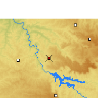 Nearby Forecast Locations - Jaú - Map