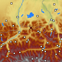 Nearby Forecast Locations - Reit im Winkl - Map