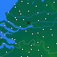 Nearby Forecast Locations - Dordrecht - Map