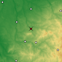 Nearby Forecast Locations - Bellac - Map