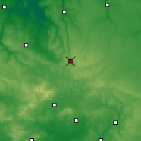 Nearby Forecast Locations - Gacé - Map