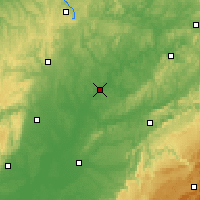 Nearby Forecast Locations - Gray - Map