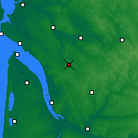 Nearby Forecast Locations - Jonzac - Map