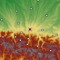 Nearby Forecast Locations - Lannemezan - Map